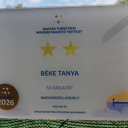 Béke Tanya *